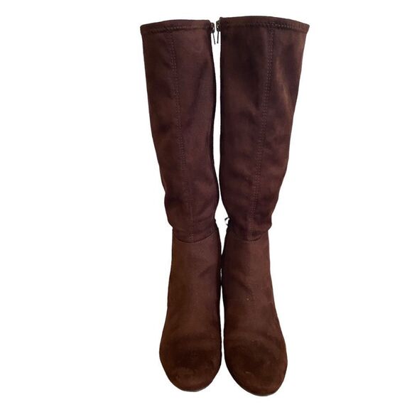 Charter Club | Jaccque Tall Stretch Boot in Chocolate Color, Size 7.5 - Picture 2 of 7